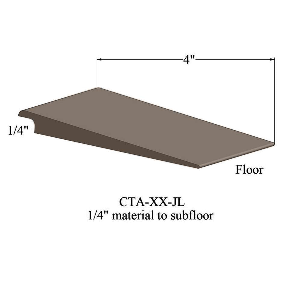 Tarkett - Wheeled Traffic Transitions - CTA 45 JL 1/4" matériau de sous-plancher #45 Sandalwood 12'