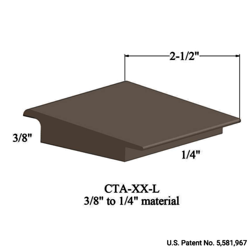 Tarkett - Wheeled Traffic Transitions - CTA 45 L 3/8" to 1/4" material #45 Sandalwood 12'
