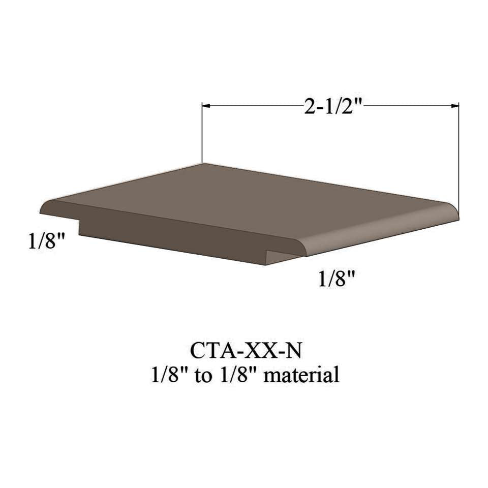 Tarkett - Wheeled Traffic Transitions - CTA 45 N 1/8" to 1/8" material #45 Sandalwood 12'