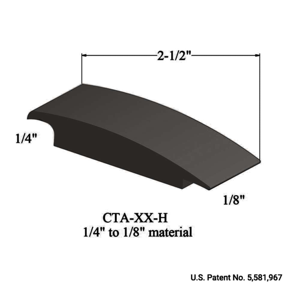 Tarkett - Wheeled Traffic Transitions - CTA 47 H 1/4" to 1/8" material #47 Brown 12'