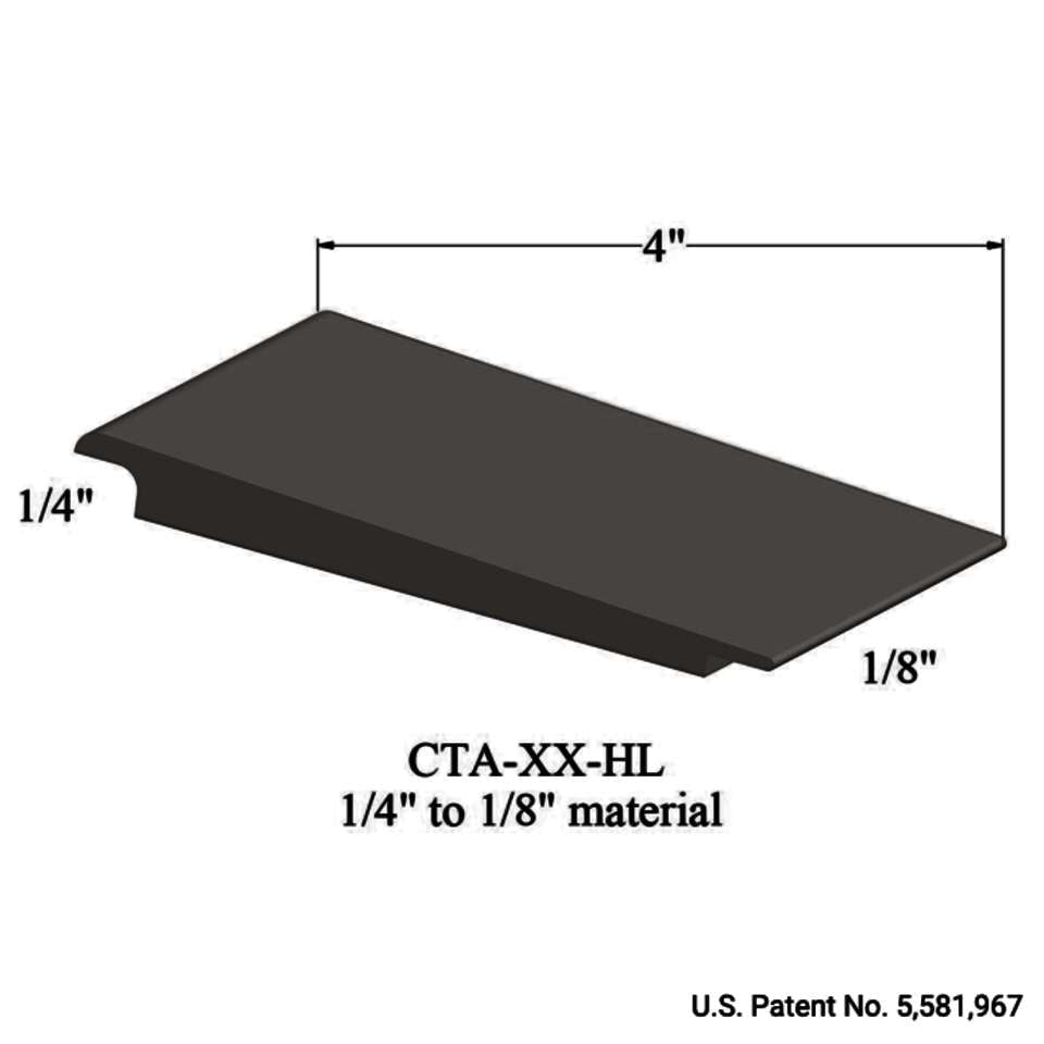 Tarkett - Wheeled Traffic Transitions - CTA 47 HL 1/4" to 1/8" material #47 Brown 12'