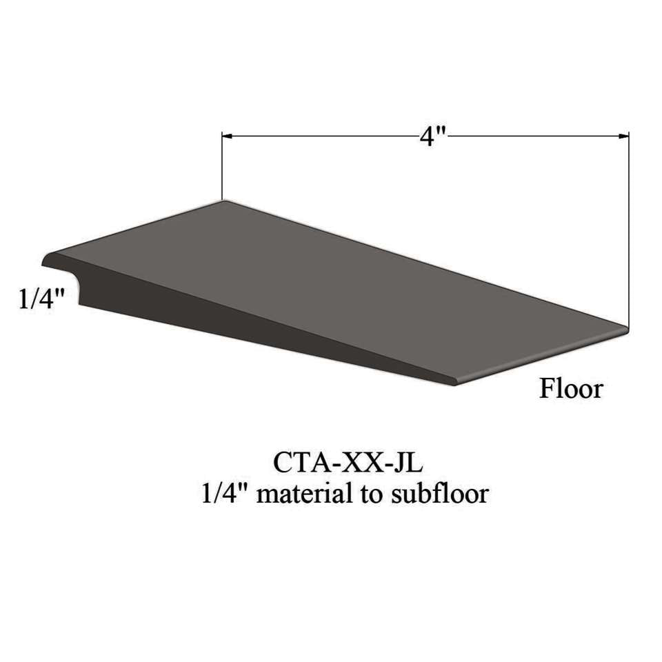 Tarkett - Wheeled Traffic Transitions - CTA 47 JL 1/4" matériau de sous-plancher #47 Brown 12'