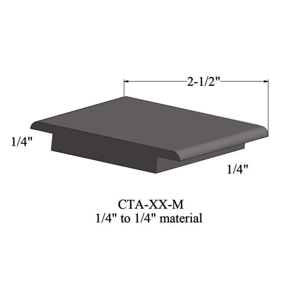 Tarkett - Wheeled Traffic Transitions - CTA 47 M 1/4" to 1/4" material #47 Brown 12'
