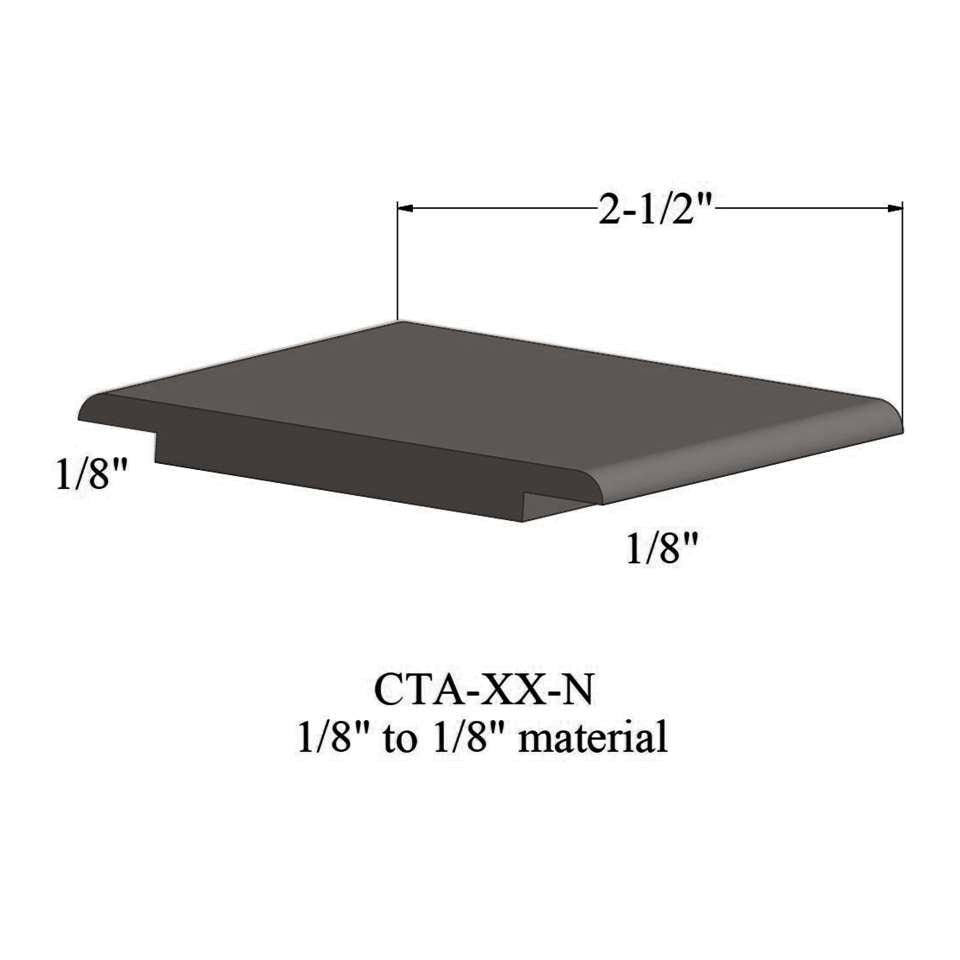 Tarkett - Wheeled Traffic Transitions - CTA 47 N 1/8" to 1/8" material #47 Brown 12'