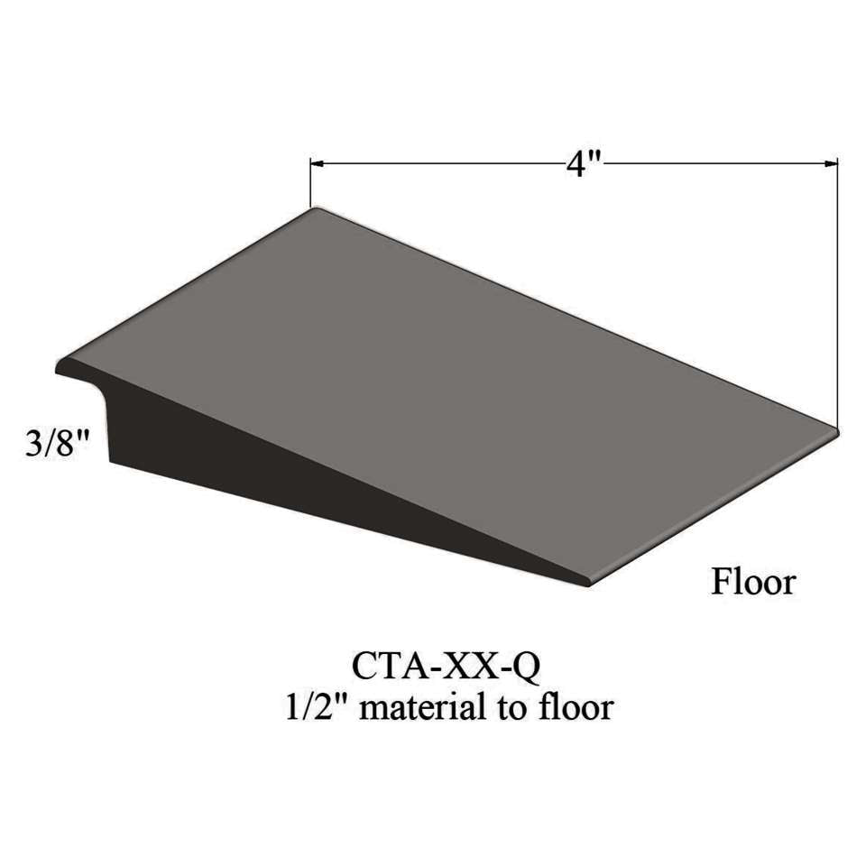 Tarkett - Wheeled Traffic Transitions - CTA 47 Q 1/2" matériau de sous-plancher #47 Brown 12'