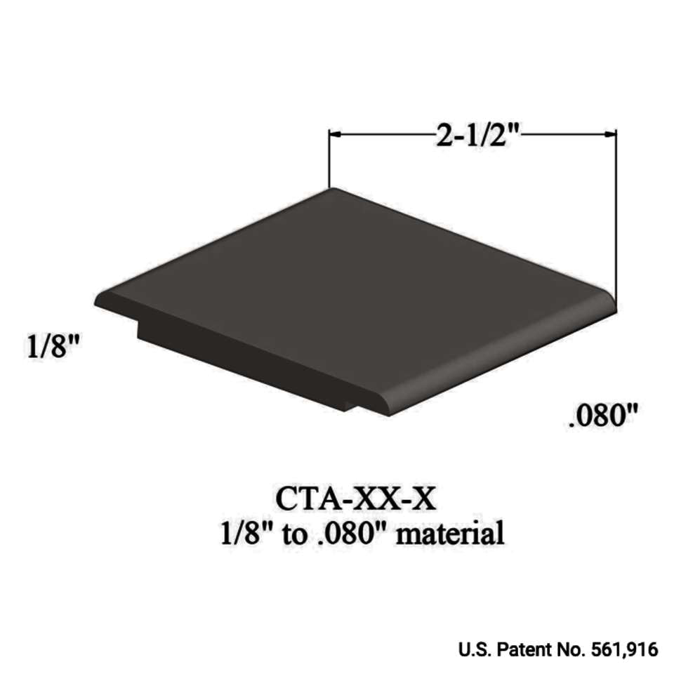 Tarkett - Wheeled Traffic Transitions - CTA 47 X 1/8" to .080" material #47 Brown 12'