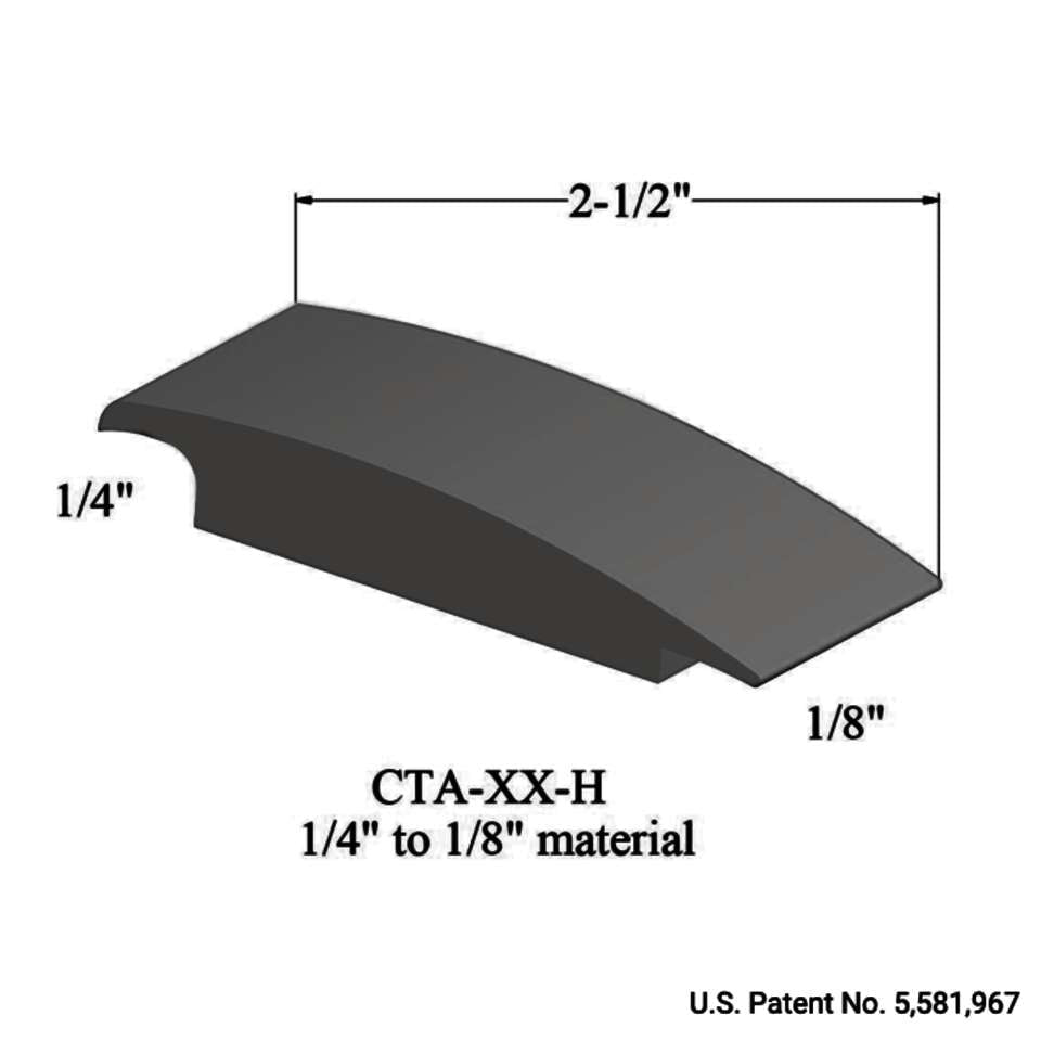 Tarkett - Wheeled Traffic Transitions - CTA 48 H 1/4" to 1/8" material #48 Grey 12'