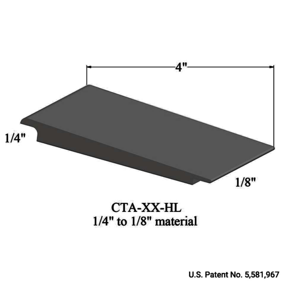 Tarkett - Wheeled Traffic Transitions - CTA 48 HL 1/4" to 1/8" material #48 Grey 12'