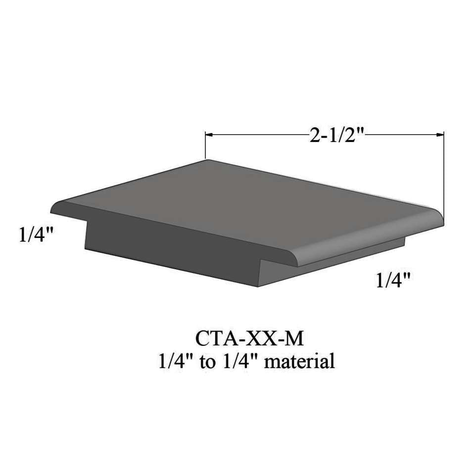 Tarkett - Wheeled Traffic Transitions - CTA 48 M 1/4" to 1/4" material #48 Grey 12'