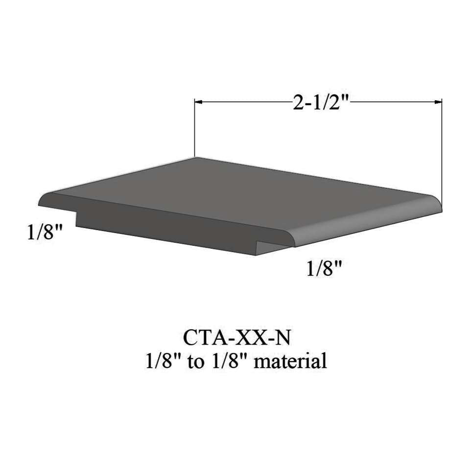 Tarkett - Wheeled Traffic Transitions - CTA 48 N 1/8" to 1/8" material #48 Grey 12'