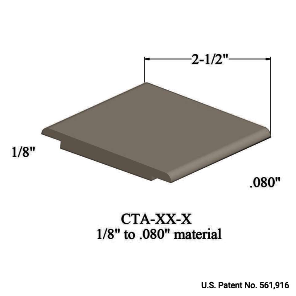 Tarkett - Wheeled Traffic Transitions - CTA 49 X 1/8" to .080" material #49 Beige 12'