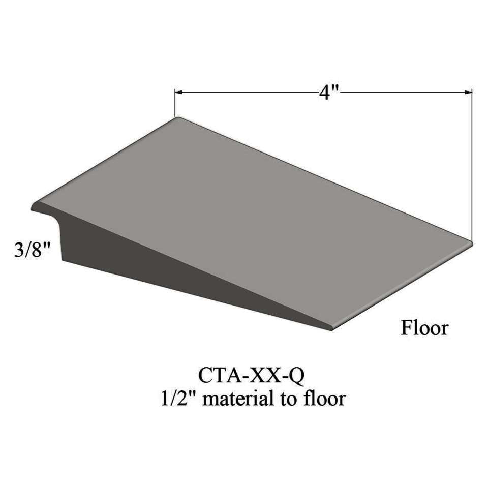 Tarkett - Tarkett - Wheeled Traffic Transitions - CTA 55 Q 1/2" matériau de sous-plancher #55 Silver Grey 12'