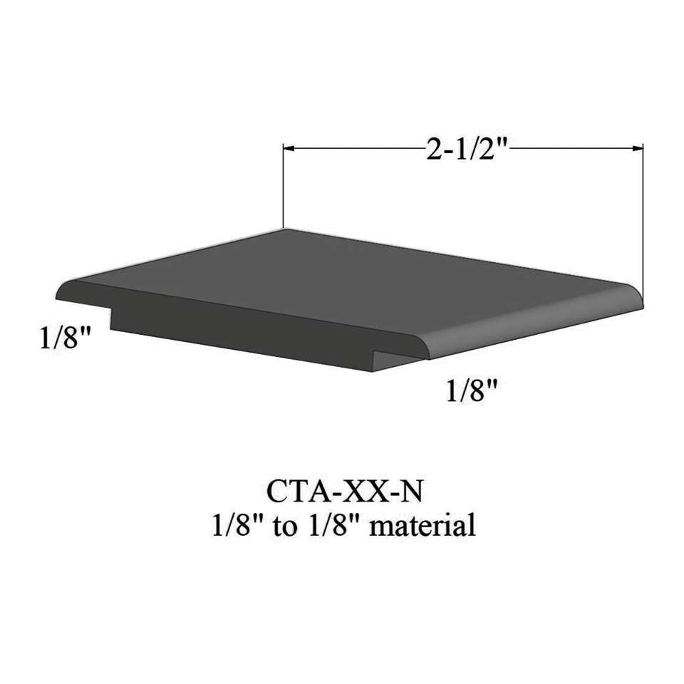 Tarkett - Tarkett - Wheeled Traffic Transitions - CTA 63 N 1/8" to 1/8" material #63 Burnt Umber 12'