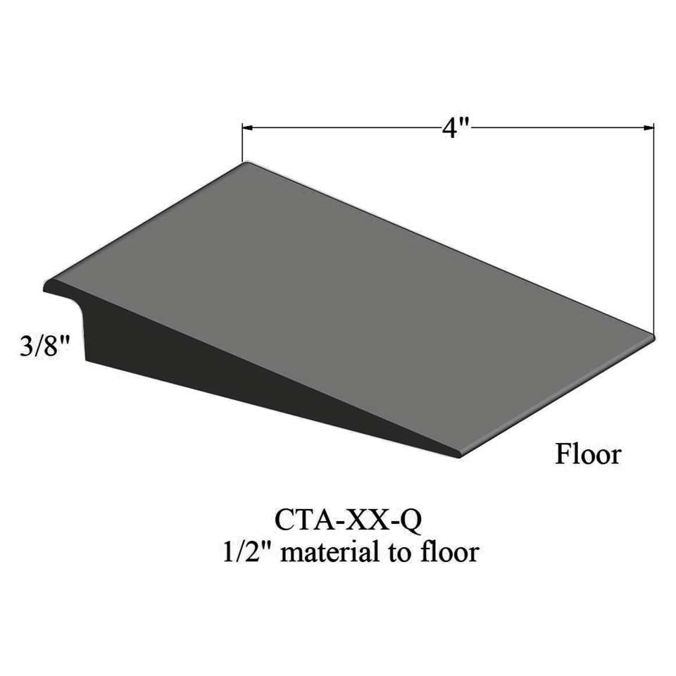 Tarkett - Tarkett - Wheeled Traffic Transitions - CTA 63 Q 1/2" matériau de sous-plancher #63 Burnt Umber 12'