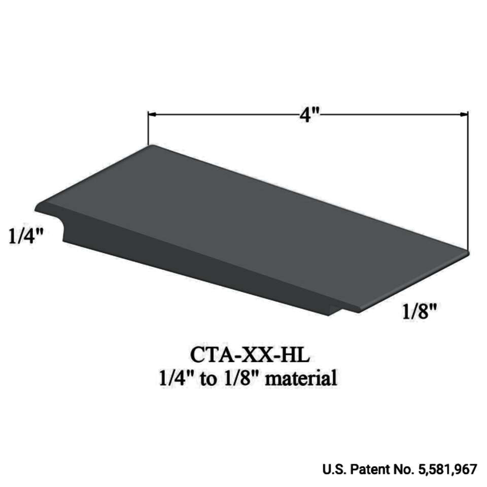 Tarkett - Tarkett - Wheeled Traffic Transitions - CTA 71 HL 1/4" to 1/8" material #71 Storm Cloud 12'