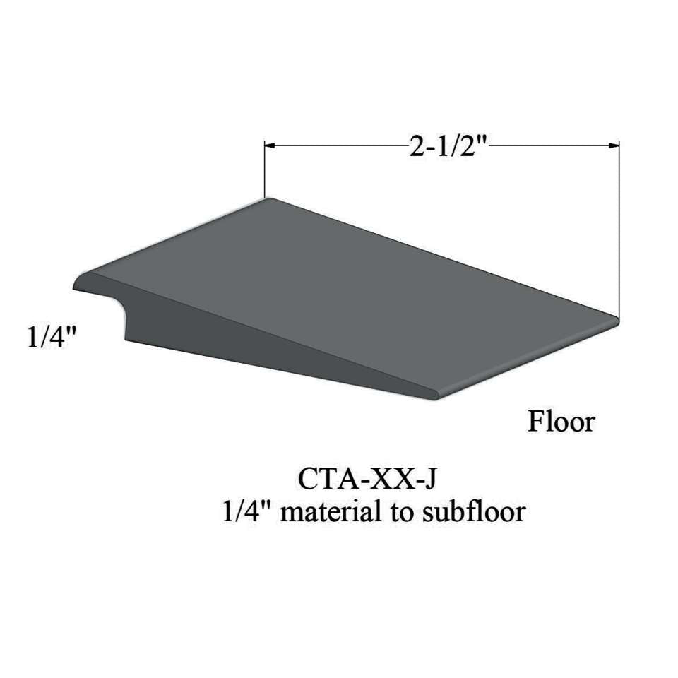 Tarkett - Tarkett - Wheeled Traffic Transitions - CTA 71 J 1/4" matériau de sous-plancher #71 Storm Cloud 12'