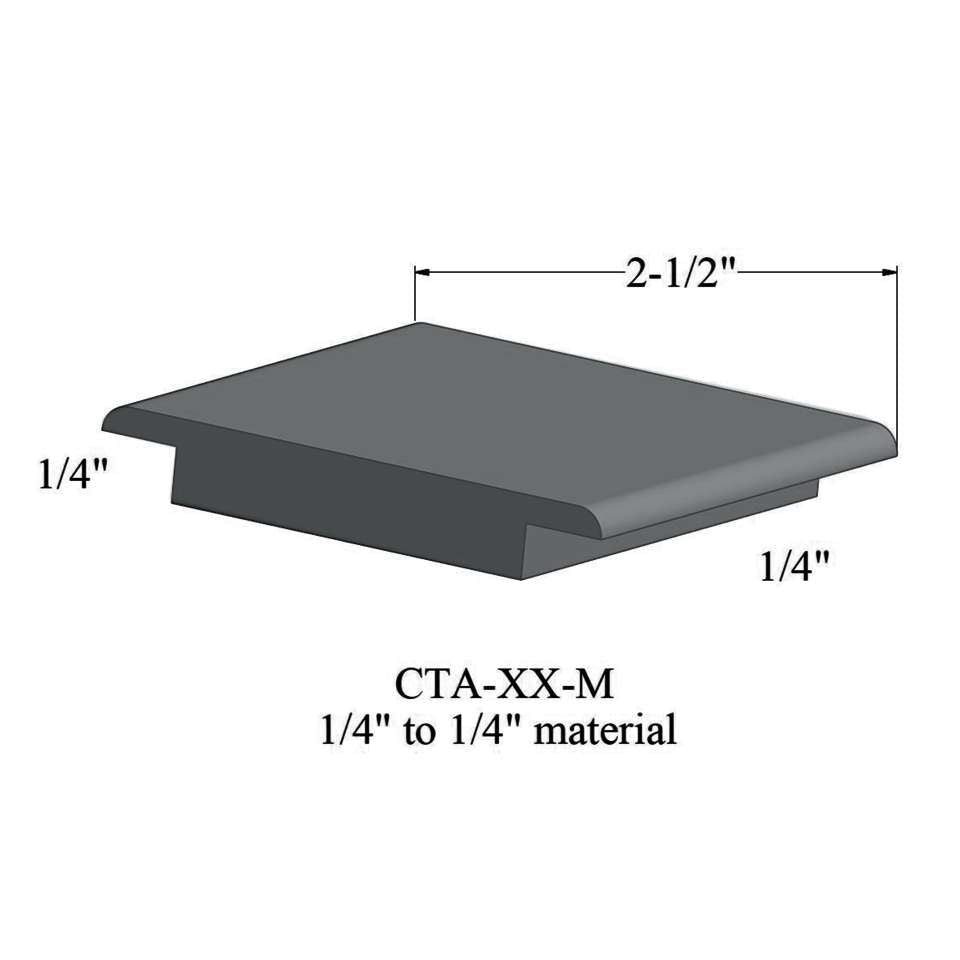 Tarkett - Tarkett - Wheeled Traffic Transitions - CTA 71 M 1/4" to 1/4" material #71 Storm Cloud 12'