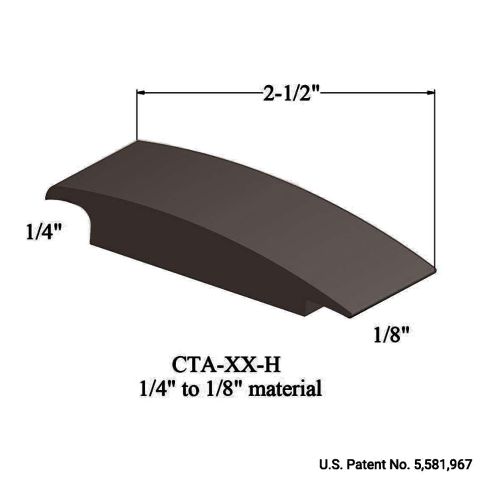 Tarkett - Tarkett - Wheeled Traffic Transitions - CTA 76 H 1/4" to 1/8" material #76 Cinnamon 12'