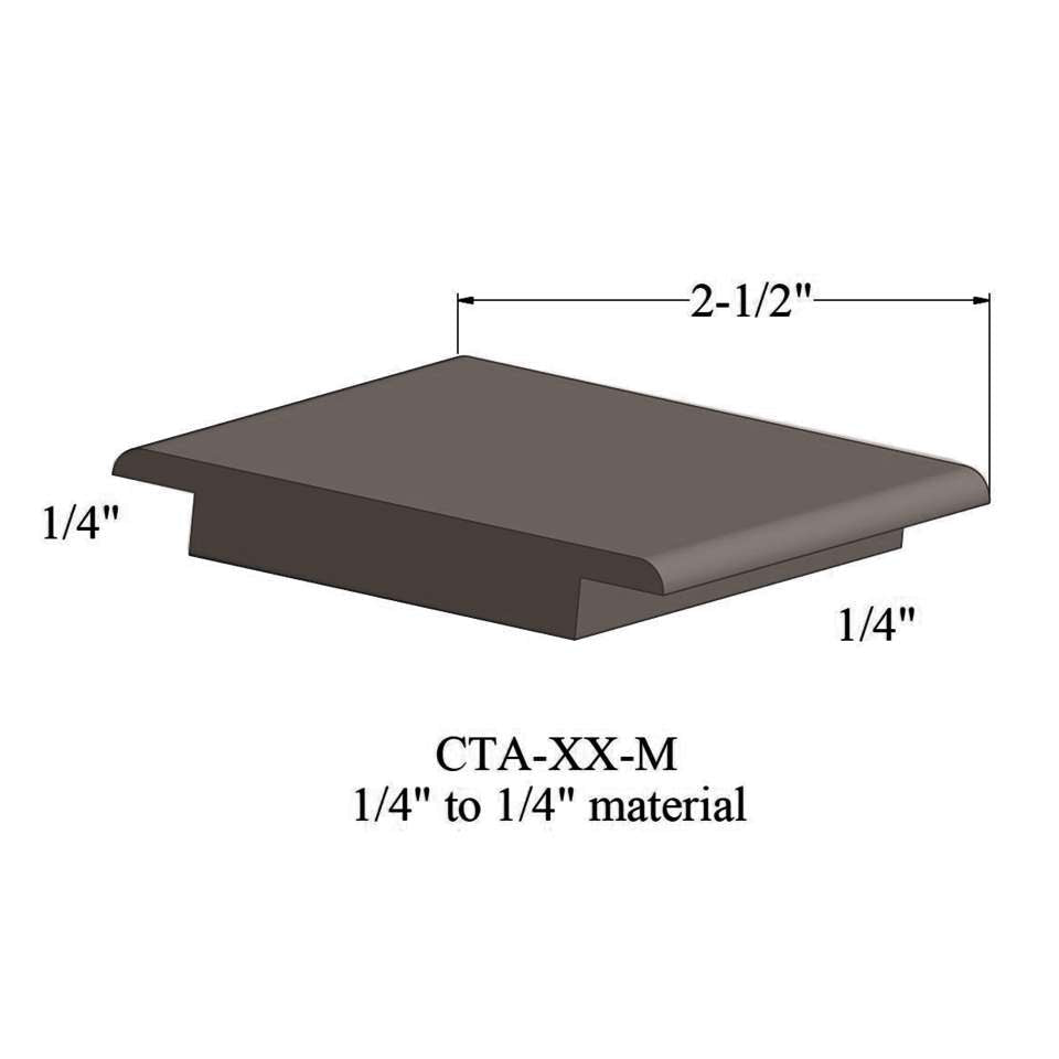 Tarkett - Tarkett - Wheeled Traffic Transitions - CTA 76 M 1/4" to 1/4" material #76 Cinnamon 12'