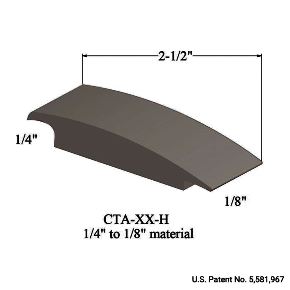 Tarkett - Tarkett - Wheeled Traffic Transitions - CTA 80 H 1/4" to 1/8" material #80 Fawn 12'