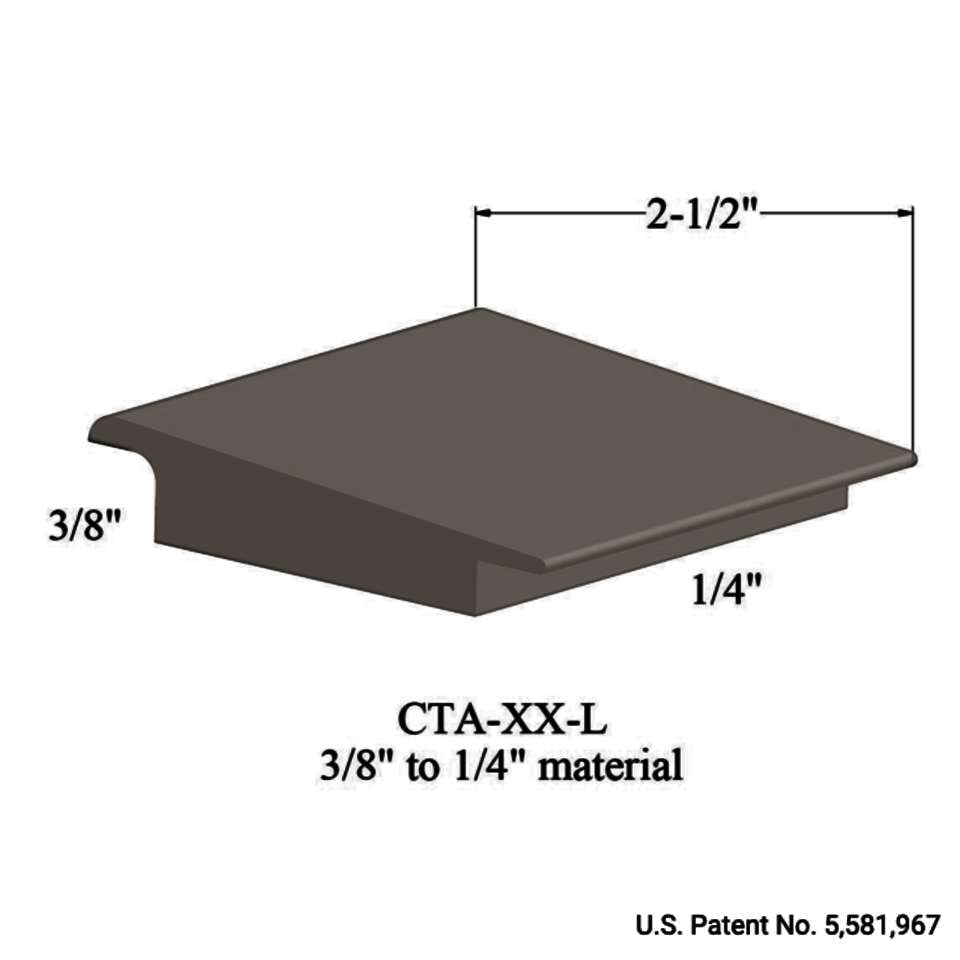 Tarkett - Tarkett - Wheeled Traffic Transitions - CTA 80 L 3/8" to 1/4" material #80 Fawn 12'