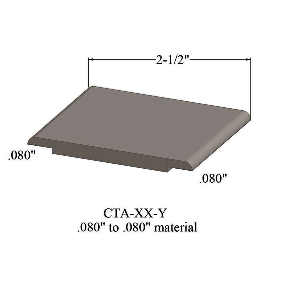 Tarkett - Wheeled Traffic Transitions - CTA 80 Y .080" to .080" material #80 Fawn 12'