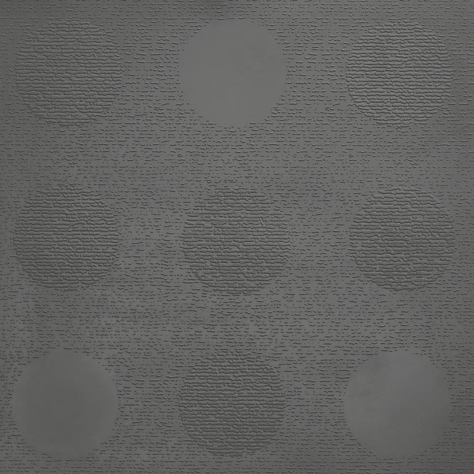 Tarkett - Tarkett - Tuile de caoutchouc Circulinity Tic-Tac-Toe #20 Charcoal 24" x 24"