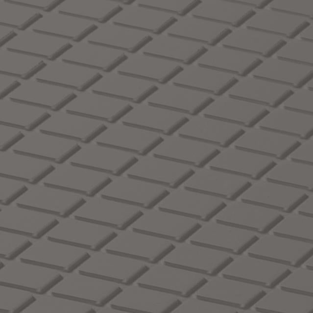 Tarkett - Tuile de caoutchouc Solid Color Diamond #TB1 Peppercorn 24" x 24"
