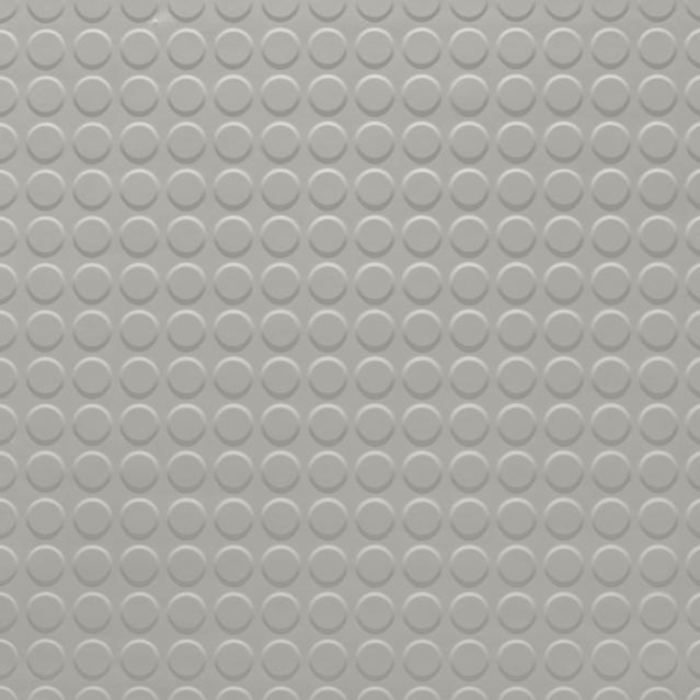Tarkett - Tuile de caoutchouc Solid Color Raised Round #460 Cotton 24" x 24"