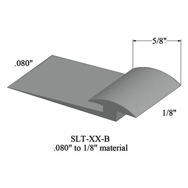 Tarkett - Vinyle Slim Line Transitions #21 Platinum 1/16" to 1/8" material avec contour edge 5/8" x 12'