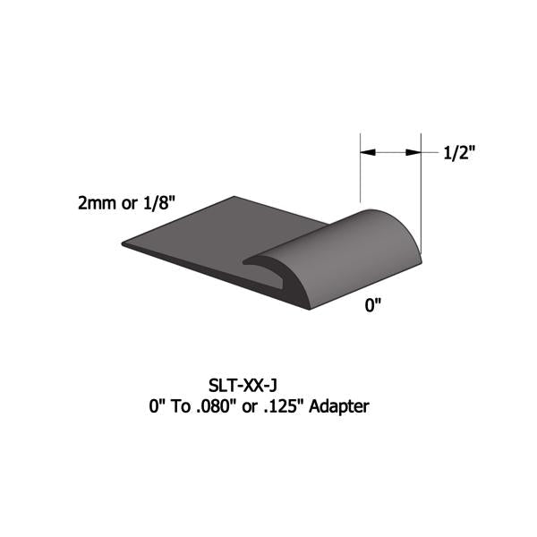 Tarkett - Vinyle Slim Line Transitions #47 Brown 1/16" ou 1/8" material to subfloor 1/2" x 12'