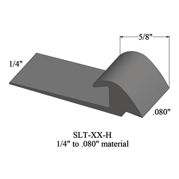 Tarkett - Vinyle Slim Line Transitions #48 Grey 1/4" to 1/16" material avec contour edge 5/8" x 12'