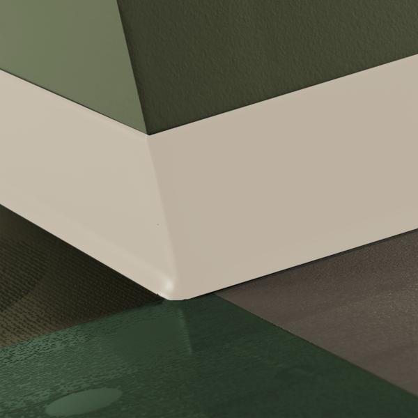 Tarkett - Traditional Vinyl #194 Antique White base murale 4" x 120' - 1/8"