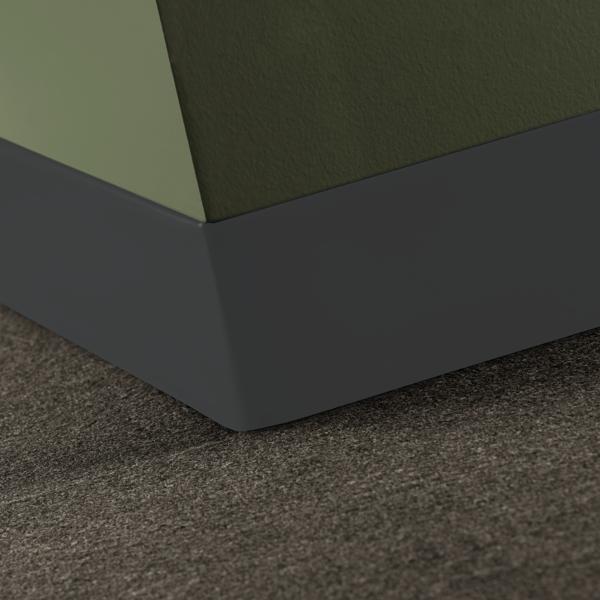 Tarkett - Traditional Vinyl #40 Black sans pied base murale 4" x 120' - 1/8"