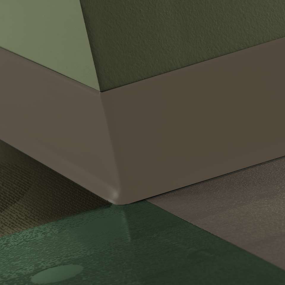 Tarkett - Vinyle Traditionnel 5/64" (type TV) - CB 264 4 X 120 .080 TOE Traditional Vinyl 4" .080 #264 Grounded - Wallbase 120'