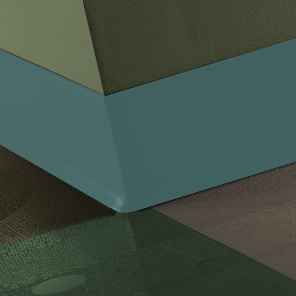 Tarkett - Vinyle Traditionnel 5/64" (type TV) - CB 293 6 X 120 .080 TOE Traditional Vinyl 6" .080 #293 Peacock - Wallbase 120'