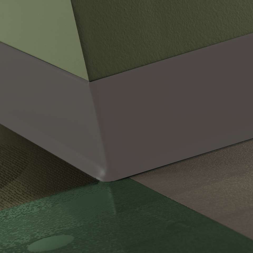 Tarkett - Vinyle Traditionnel 5/64" (type TV) - CB TB1 6 X 120 .080 TOE Traditional Vinyl 6" .080 #TB1 Peppercorn - Wallbase 120'