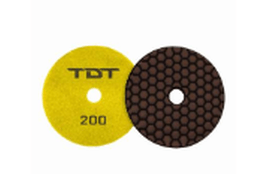 TDT Tools - Diamond Dry Round Polishing Pad Grit 200 - PP200