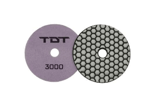 TDT Tools - Diamond Dry Round Polishing Pad Grit 3000 - PP3000