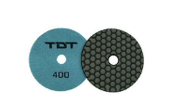 TDT Tools - Diamond Dry Round Polishing Pad Grit 400 - PP400