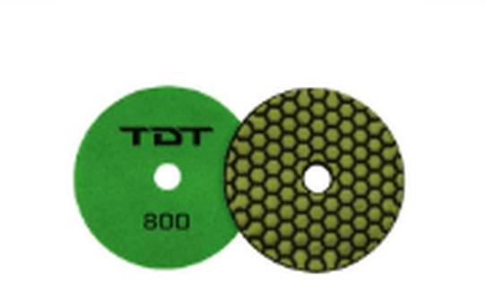 TDT Tools - Diamond Dry Round Polishing Pad Grit 800 - PP800