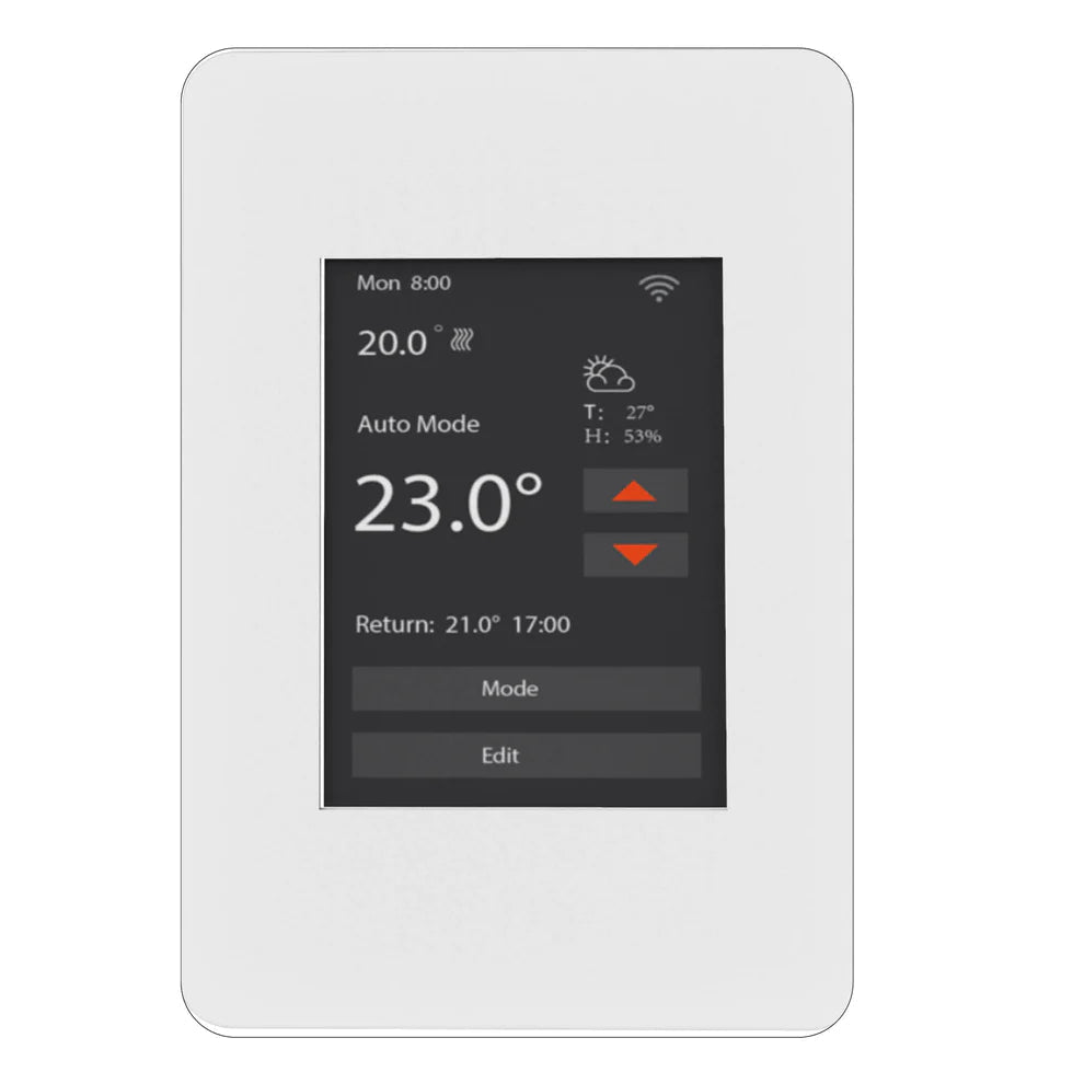Thermostat intelligent WiStat de WarmAll pour le chauffage électrique au sol - Ceramed