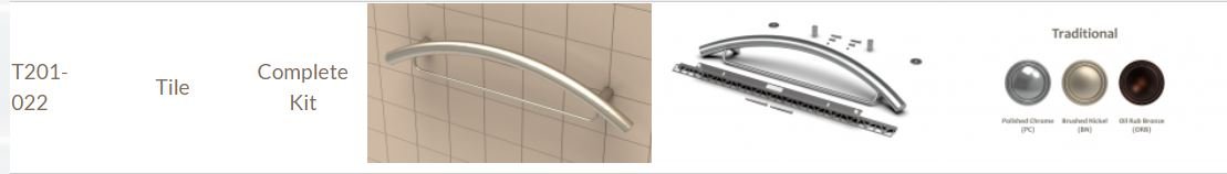 TileWare - Appui/comb. Courbe 24 Kit Trad Bre Hui