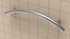 TileWare - Barre d'appui courbée combinée Victoria Series ADA Chrome poli contemporain 24" ||T201-021-PC - Ceramed