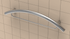 TileWare - Barre d'appui courbée combinée Victoria Series ADA Chrome poli traditionnel 24" ||T201-022-PC - Ceramed