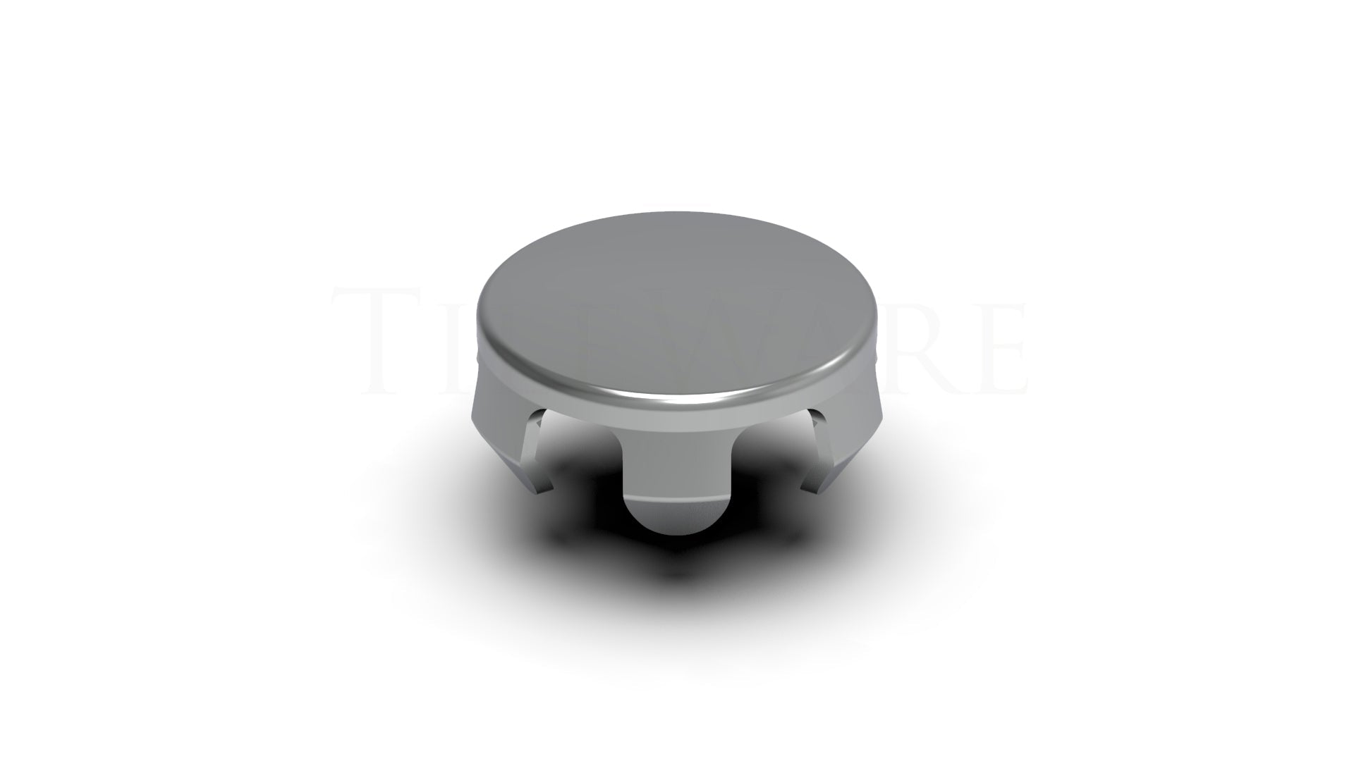 TileWare - Bouchon décoratif Promessa Series Chrome poli ||243168-PC - Ceramed