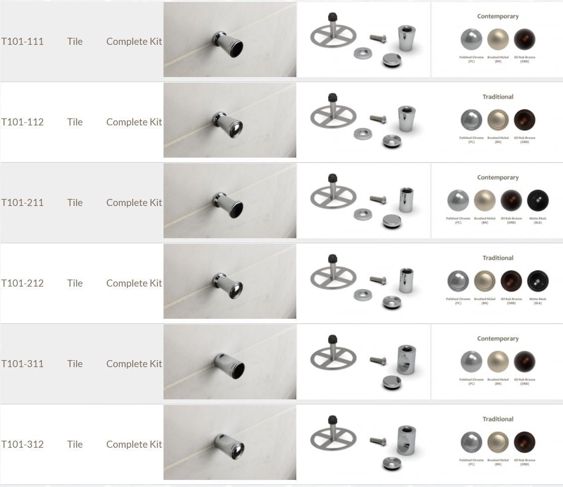 TileWare - Crochet Conique Kit Trad. Nickel Bro (2) ||T101-122-BN - Ceramed