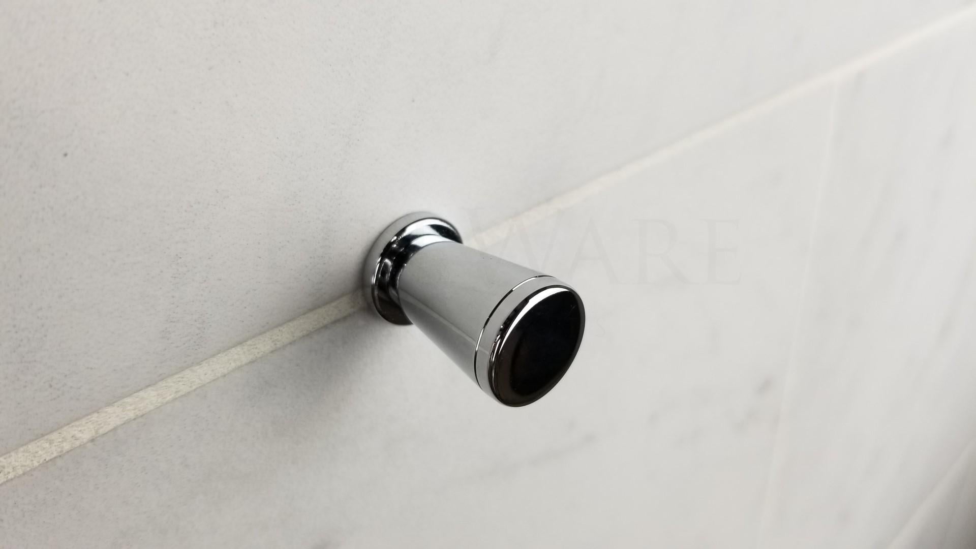 TileWare - Crochet conique Promessa Series Chrome poli contemporain ||T101-111-PC - Ceramed