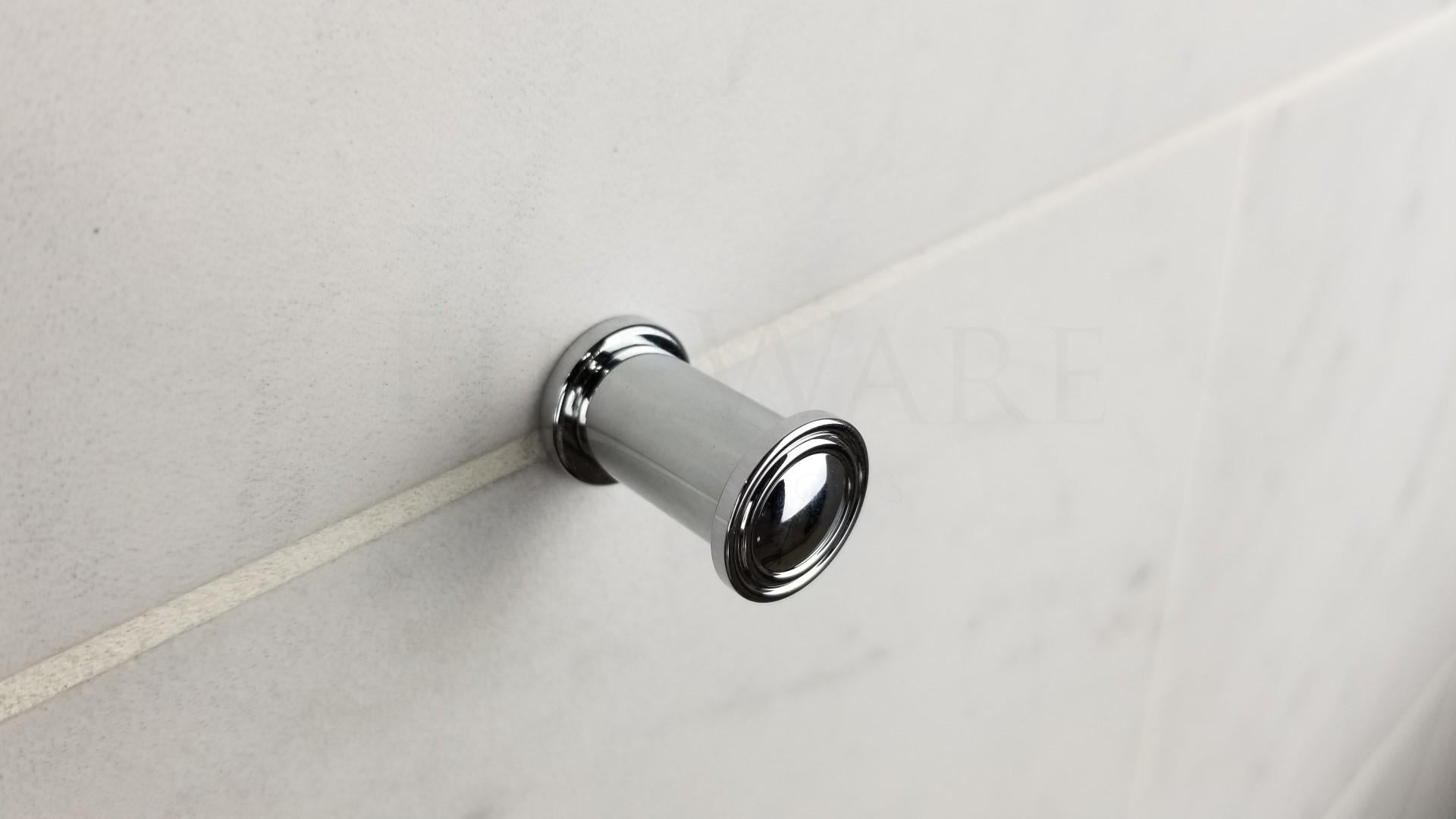 TileWare - Crochet en "T" Promessa Series Chrome poli traditionnel ||T101-212-PC - Ceramed