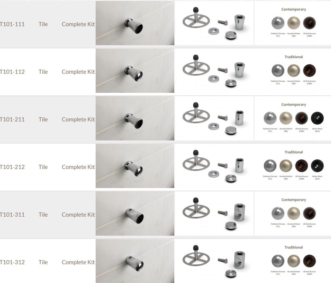 TileWare - Crochet Encavure Kit Cont. Brone Hu (2) ||T101-321-ORB - Ceramed
